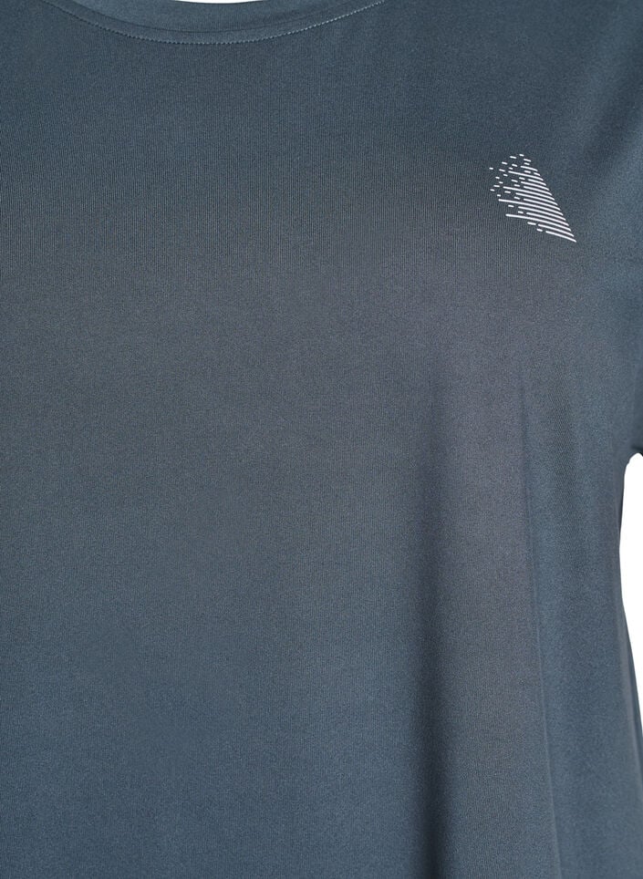 Effen gekleurd trainingsshirt, Groen, Packshot image number 2