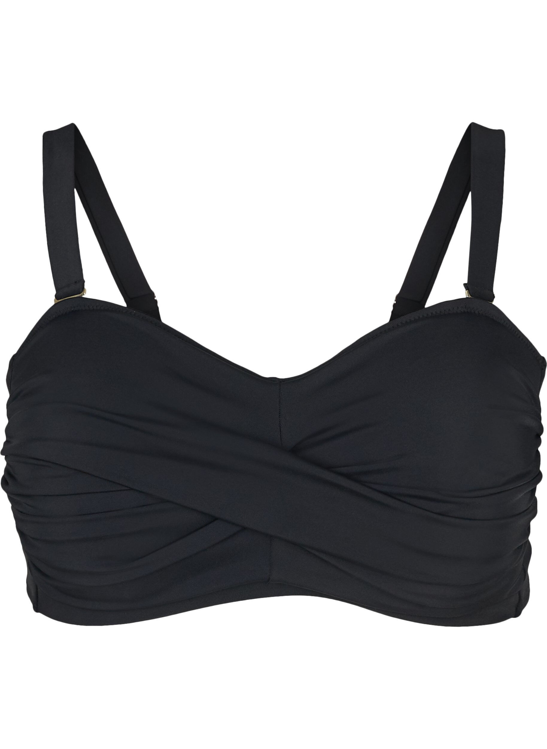 Zizzi Bikinitop, Black, Packshot image number 0
