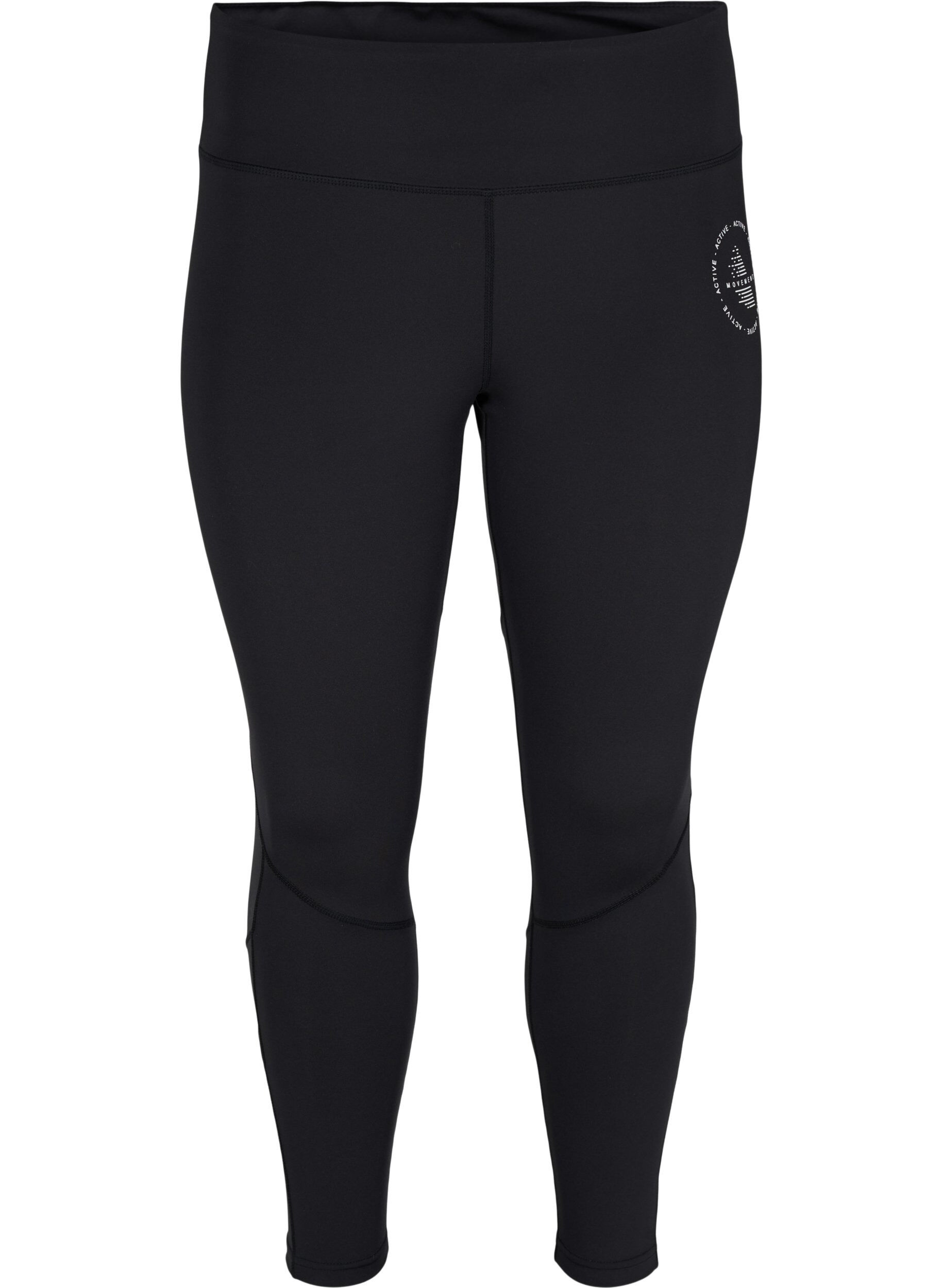 Zizzi Effen gym legging, Black, Packshot image number 0