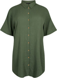 Shirt met korte mouwen en knopen, Thyme