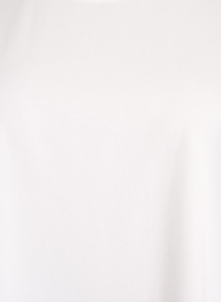 Oversized T-shirt met halflange mouwen, Wit, Packshot image number 2