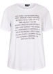 T-shirt met motief, Wit, Packshot image number 0