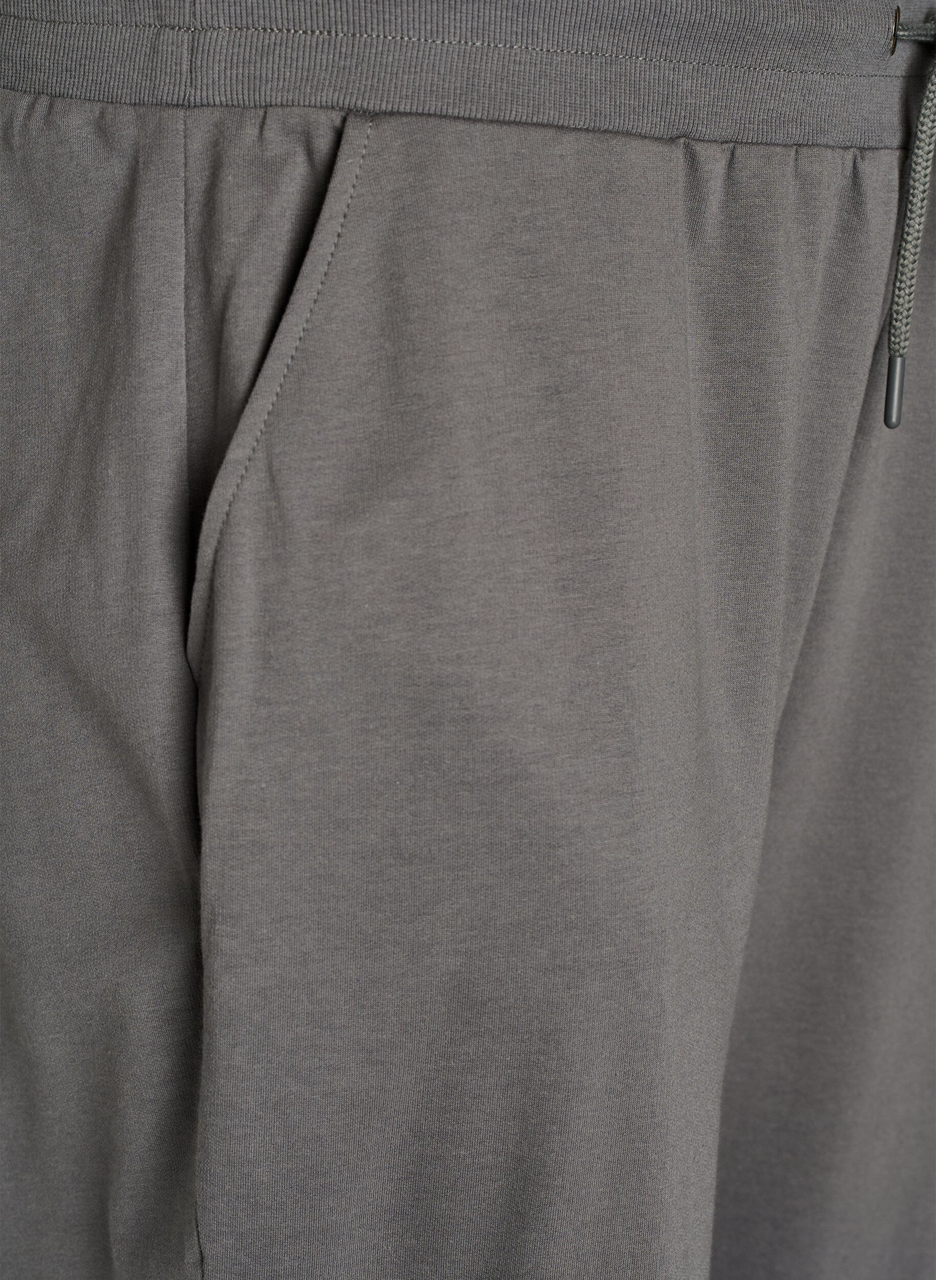 ZizziLosse trainingsbroek met zakken, Grijs, Packshot image number 2