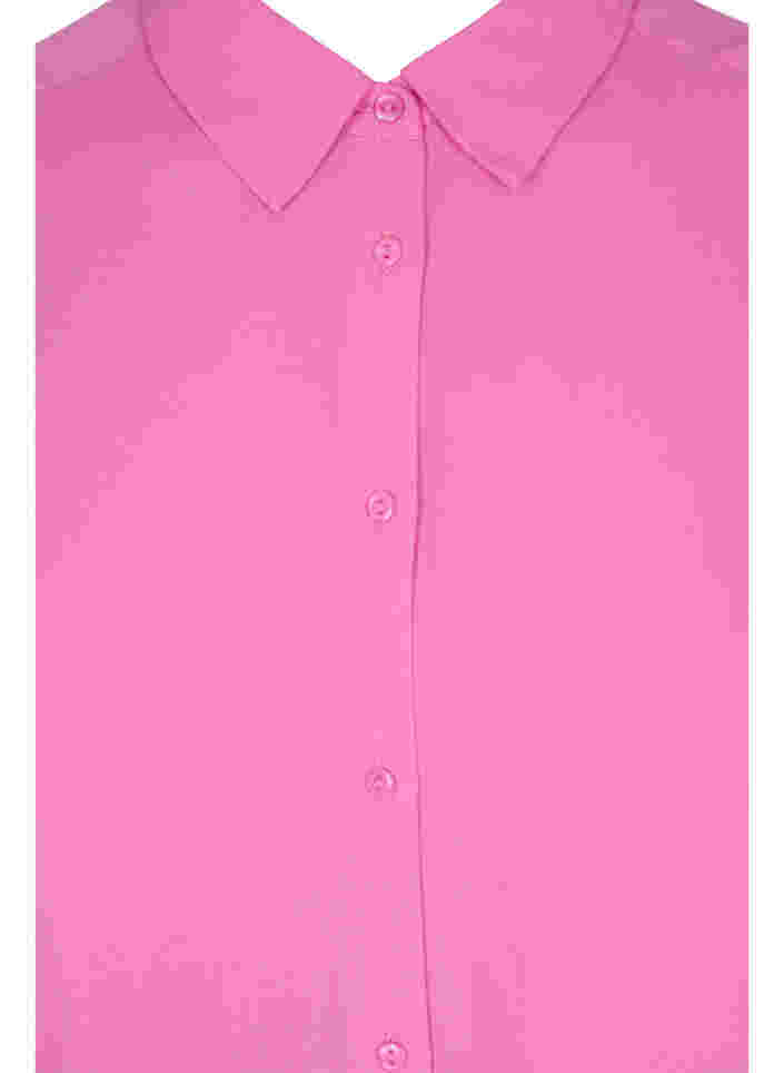 Lange viscose blouse met 2/4 mouwen, Fiji Flower, Packshot image number 2