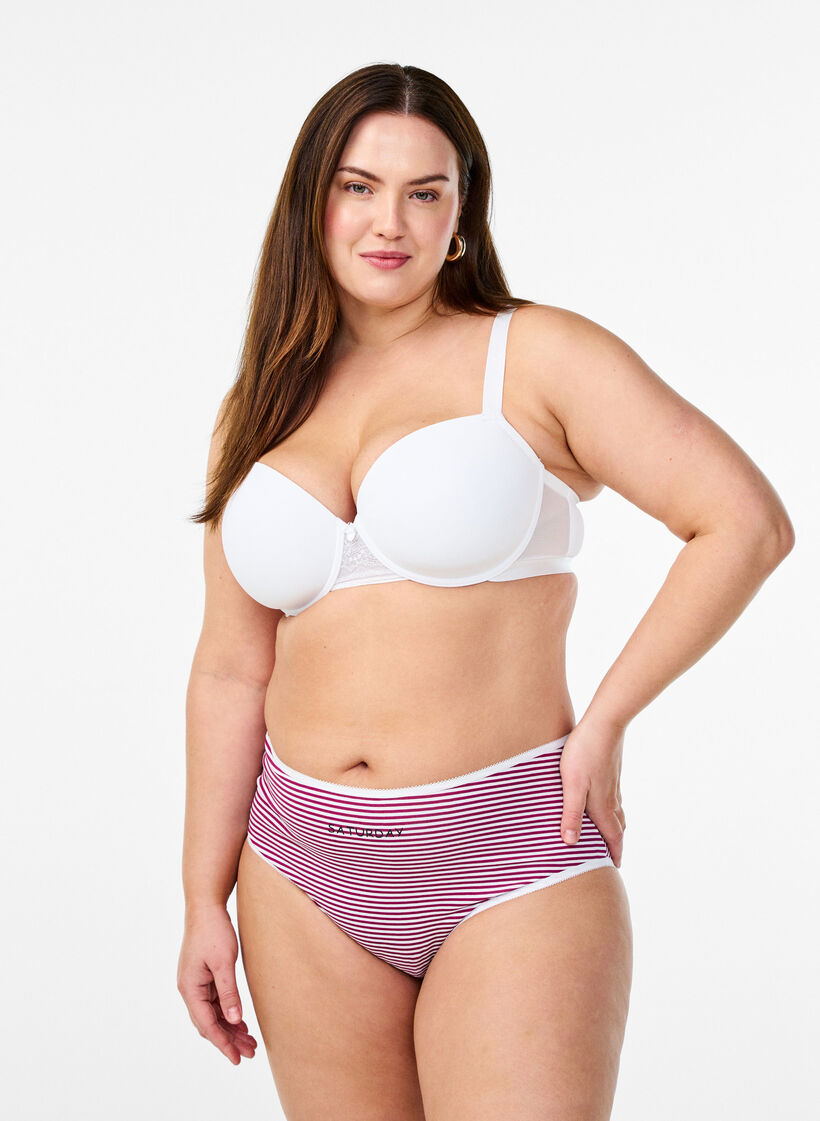 7-pack slip met normale taille, Blauw, Model image number 0
