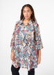 Viscose tuniek met 3/4-mouwen en paisley print, Sand Do. Paisley AOP, Model image number 0