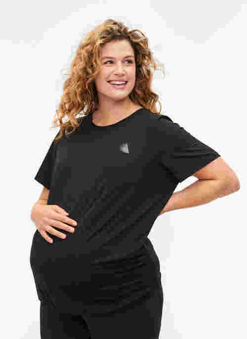 Zwangerschap sport t-shirt