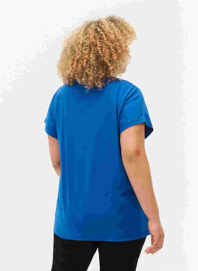 Trainings T-shirt met korte mouwen, Lapis Blue, Model image number 1