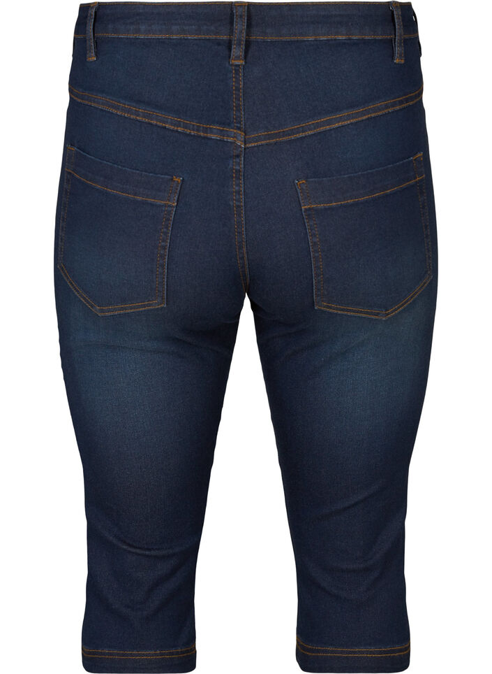 Slim fit Emily capri jeans, Blauw, Packshot image number 1