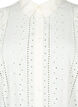 Katoenen overhemdjurk met broderie anglaise, Off White, Packshot image number 2
