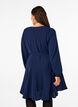Jurk met lange mouwen en een riem met een striksluiting, Navy Blazer, Model image number 1