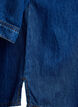 Denimblouse met borstzak en mouwen tot de elleboog, Blauw, Packshot image number 3