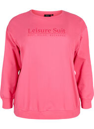 Katoenen sweatshirt met tekstopdruk, Hot P. w. Lesuire S., Packshot