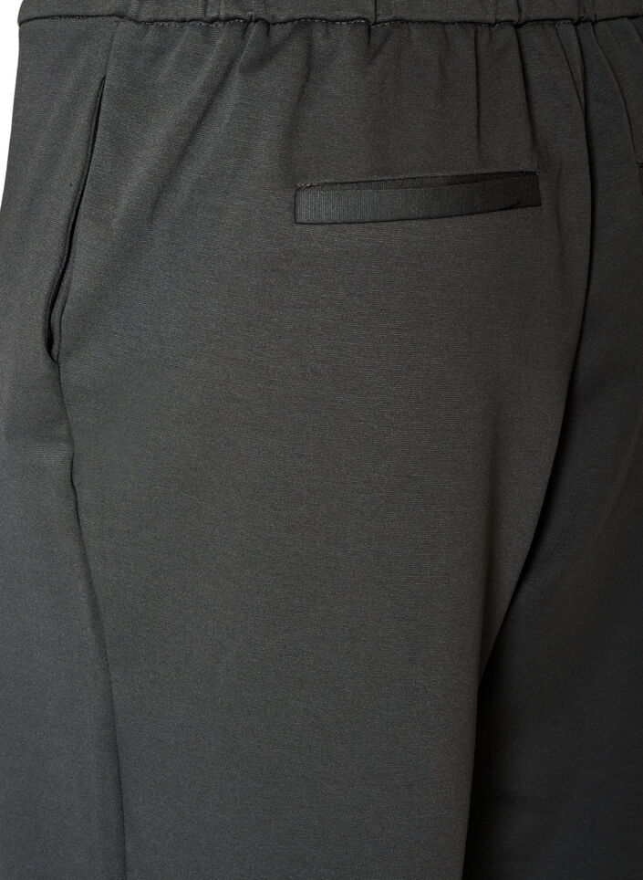 Losse jerseybroek met hoge taille, Grijs, Packshot image number 3
