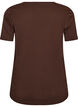 Kerst T-shirt van biologisch katoen, Bruin, Packshot image number 1