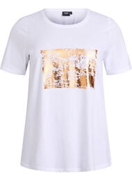 T-shirt met print, Wit