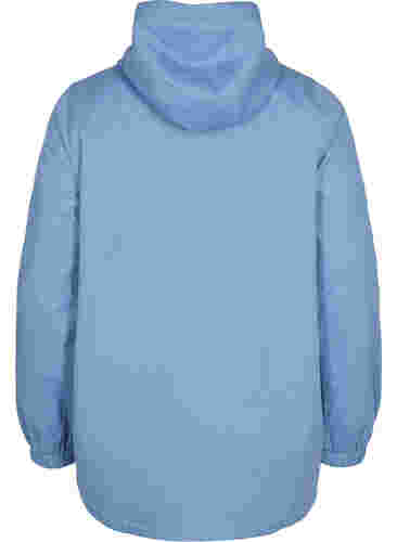 Parka jas met capuchon en steekzakken, Blue Shadow, Packshot image number 1