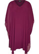 Korte chiffon jurk met V-hals, Paars, Packshot image number 0