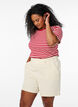 Korte broek met zakken en losse pasvorm, Beige, Model image number 0