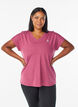 Losvallend sport T-shirt met V-hals, Rood, Model image number 0