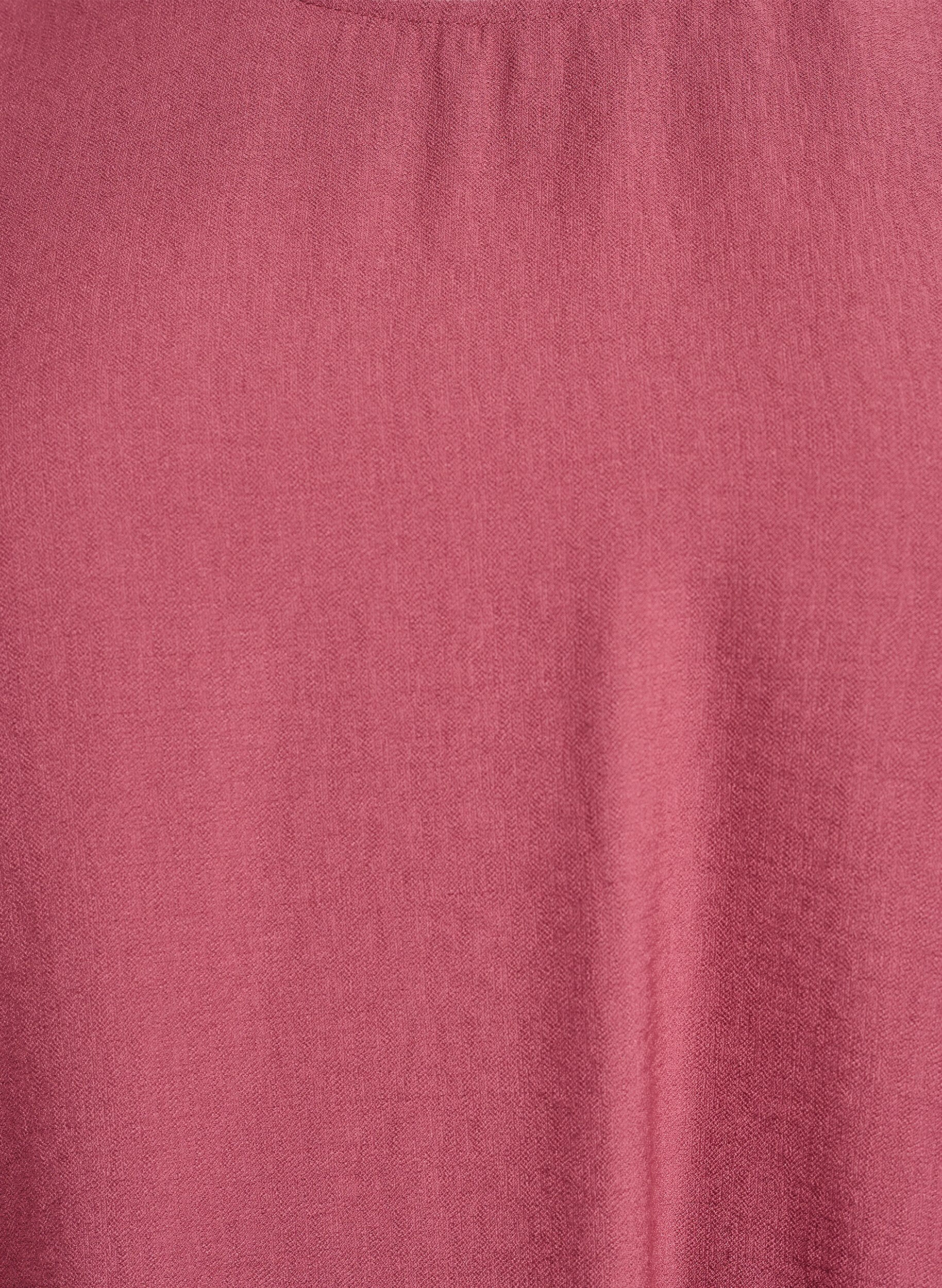 Zizzi Viscose blouse met lange mouwen, Roze, Packshot image number 2