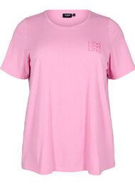 FLASH - T-shirt met motief, Roze