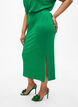 Viscose midirok met slanke pasvorm, Groen, Model image number 2