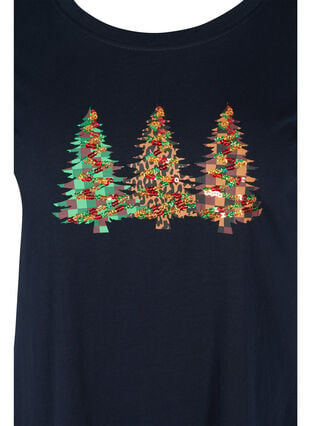 Kerst T-shirt met pailletten, Night Sky, Packshot image number 2