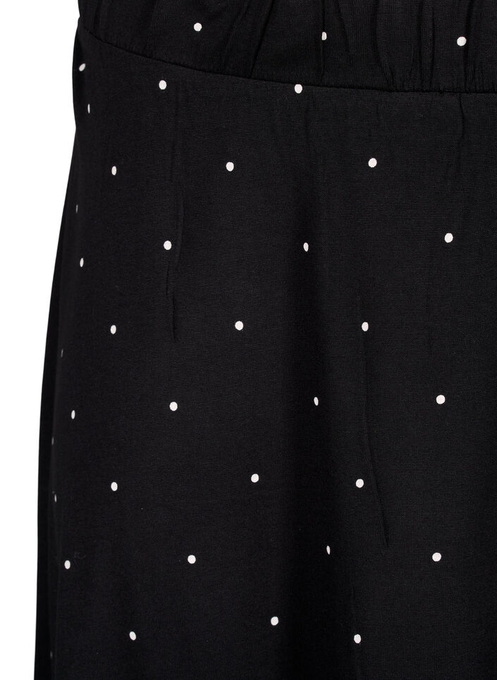 2-pack rok van viscose, Zwart, Packshot image number 2