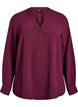 Streepjes overhemdblouse, Rood, Packshot image number 0