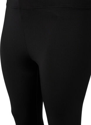 2-pack leggings met 3/4 lengte, Black / Black, Packshot image number 2