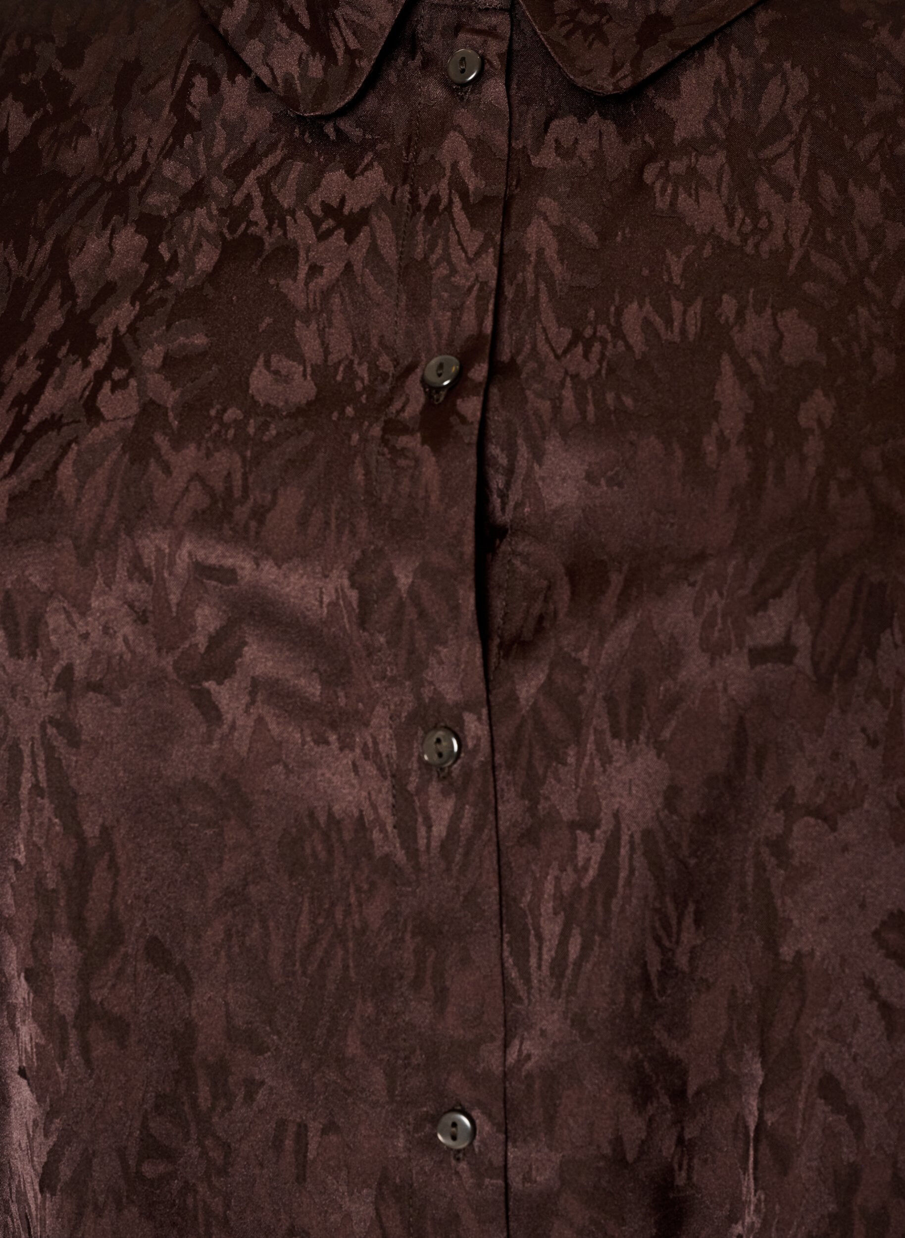 ZizziShirt met ton-sur-ton paisleypatroon, Bruin, Packshot image number 2