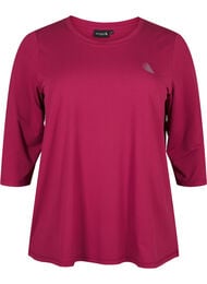 Training blouse met 3/4 mouwen, Rood