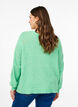 Gebreide cardigan met wol en knoopsluiting, Light G. Green Mel., Model image number 1