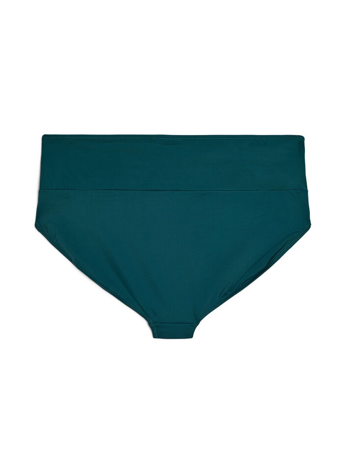 Bikinibroekje met wikkel detail, Groen, Packshot image number 1