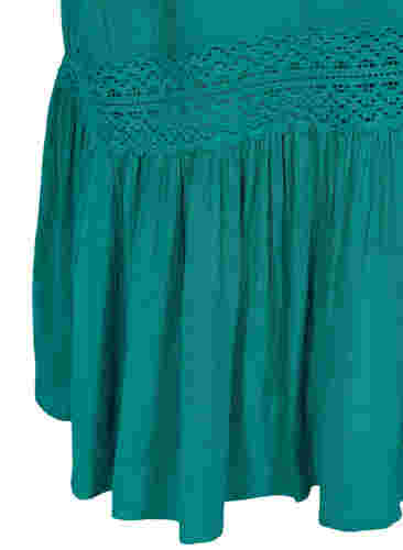 Viscose jurk met kanten details, Parasailing, Packshot image number 3
