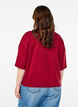 Korte loose-fit T-shirt in modalblend, Rood, Model image number 2