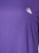 Effen gekleurd trainingsshirt, Paars, Packshot image number 2