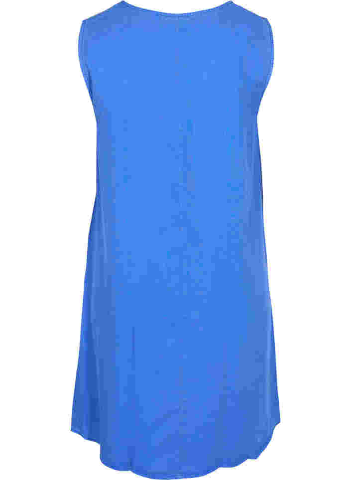 Spencer-jurk met v-hals, Dazzling Blue, Packshot image number 1