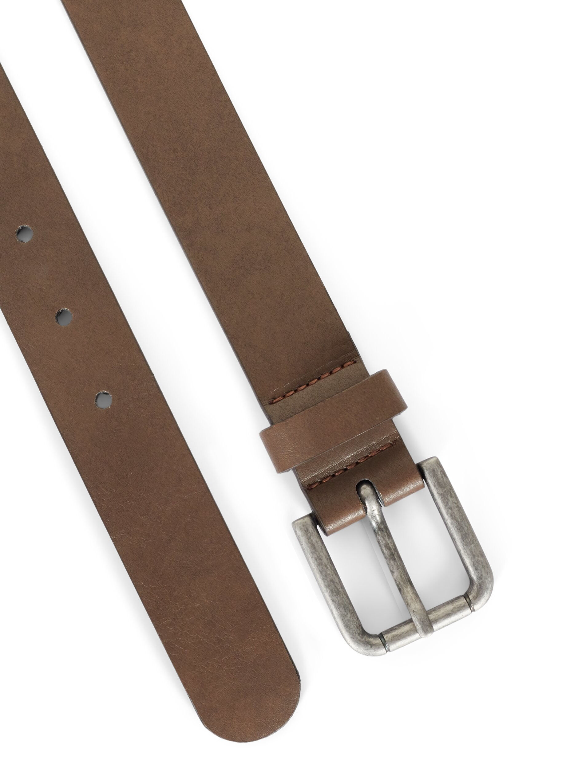 Zizzi Bruine riem in imitatieleer, Bracken, Packshot image number 2