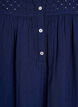 Katoenen mousseline tuniek met broderie anglaise, Blauw, Packshot image number 2