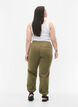 Taps toelopende broek met elastiek, Martini Olive, Model image number 1