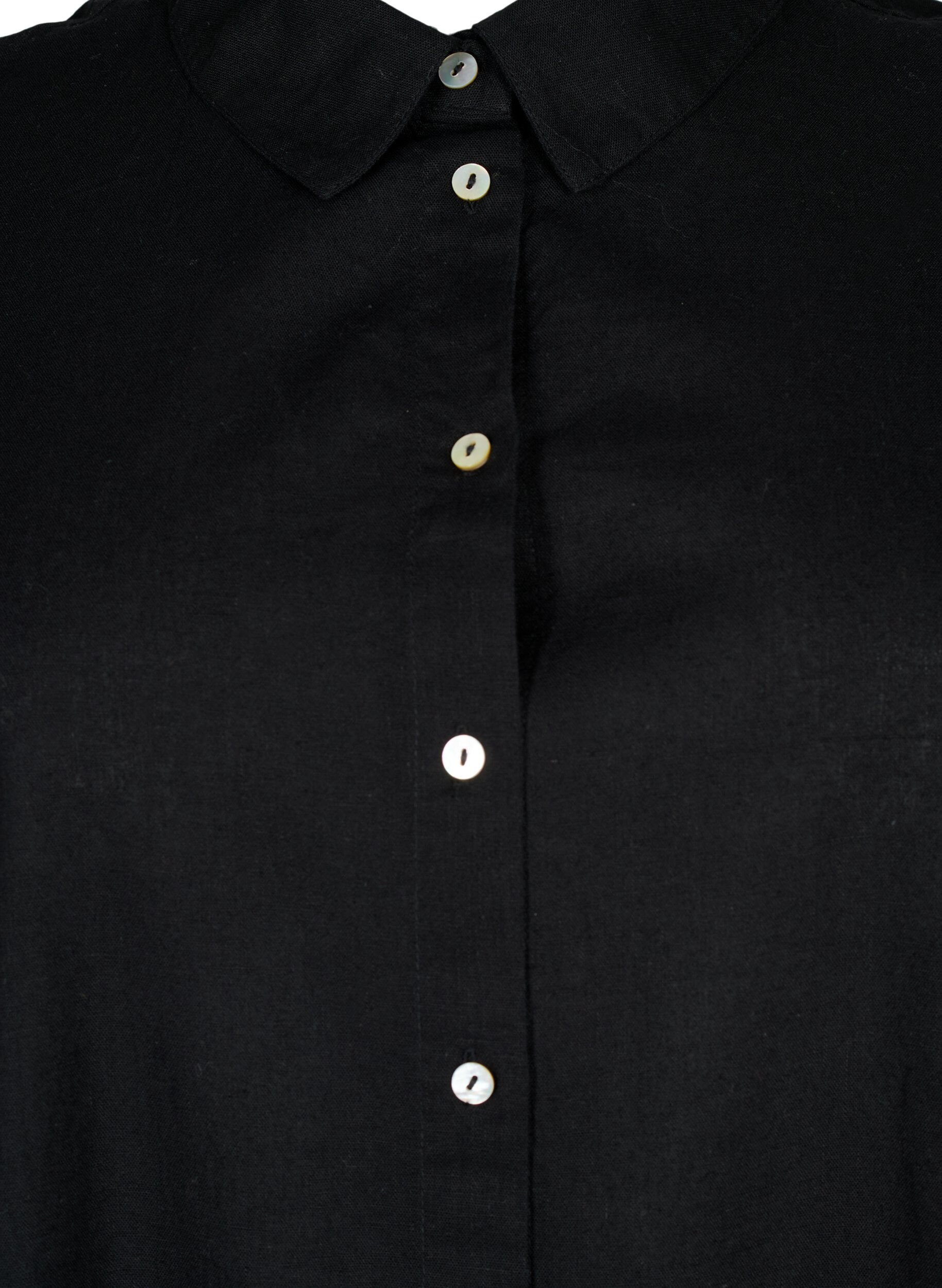 Zizzi Lang shirt met korte mouwen, Black, Packshot image number 2