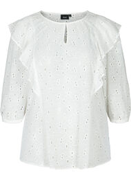 Blouse met broderie anglaise, Snow White