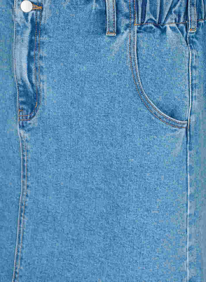 Denim rok met zakken, Light blue denim, Packshot image number 2
