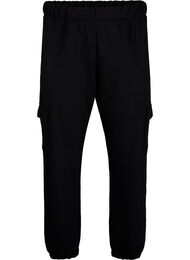 Trainingsbroek met cargozakken, Black