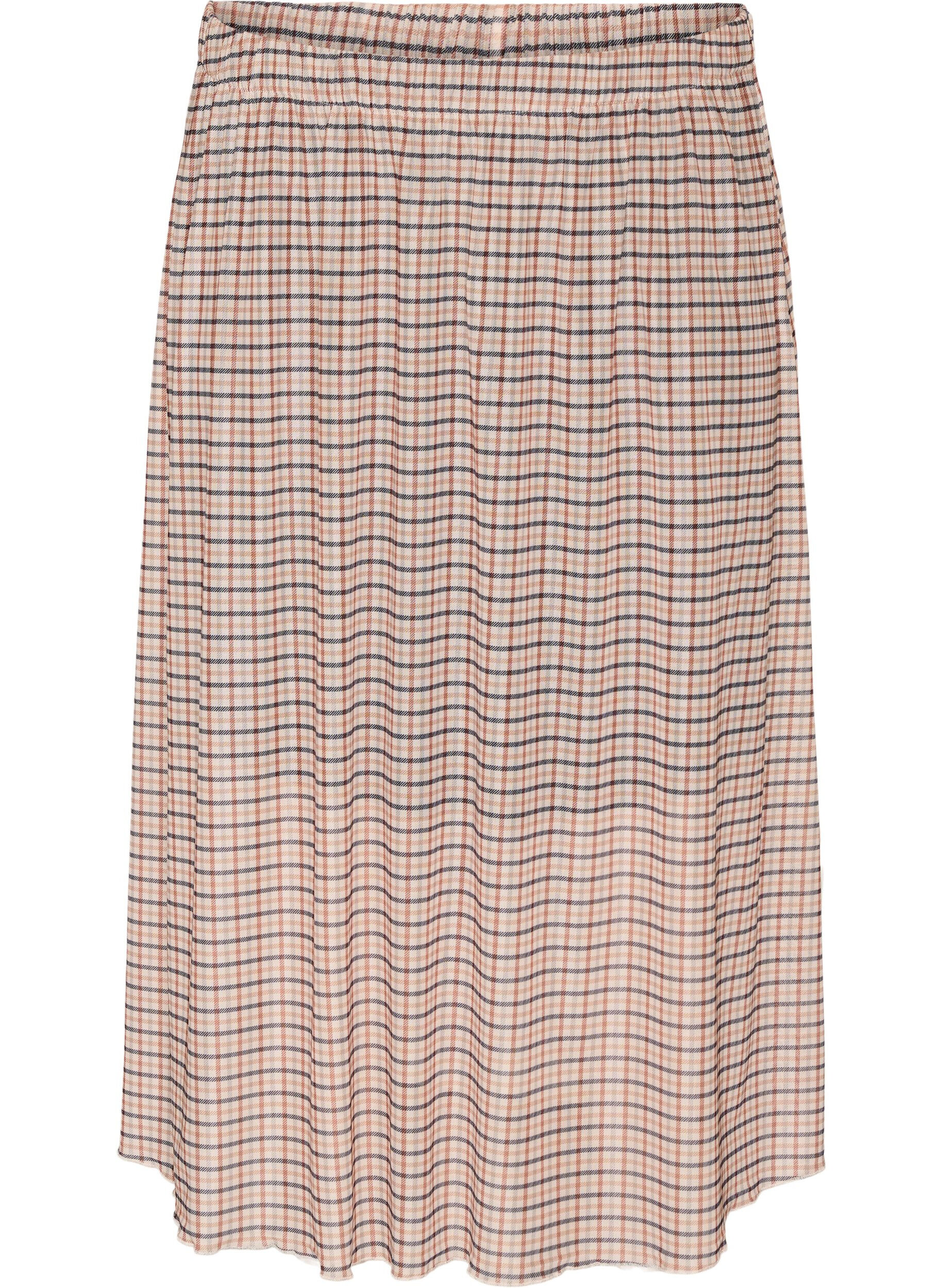 Gecontroleerde mesh midi-rok