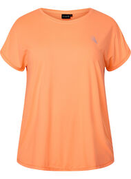 Trainings T-shirt met korte mouwen, Neon Orange