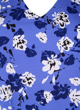 FLASH - Tuniek met v-hals en print, Amparo Blue Flower, Packshot image number 2