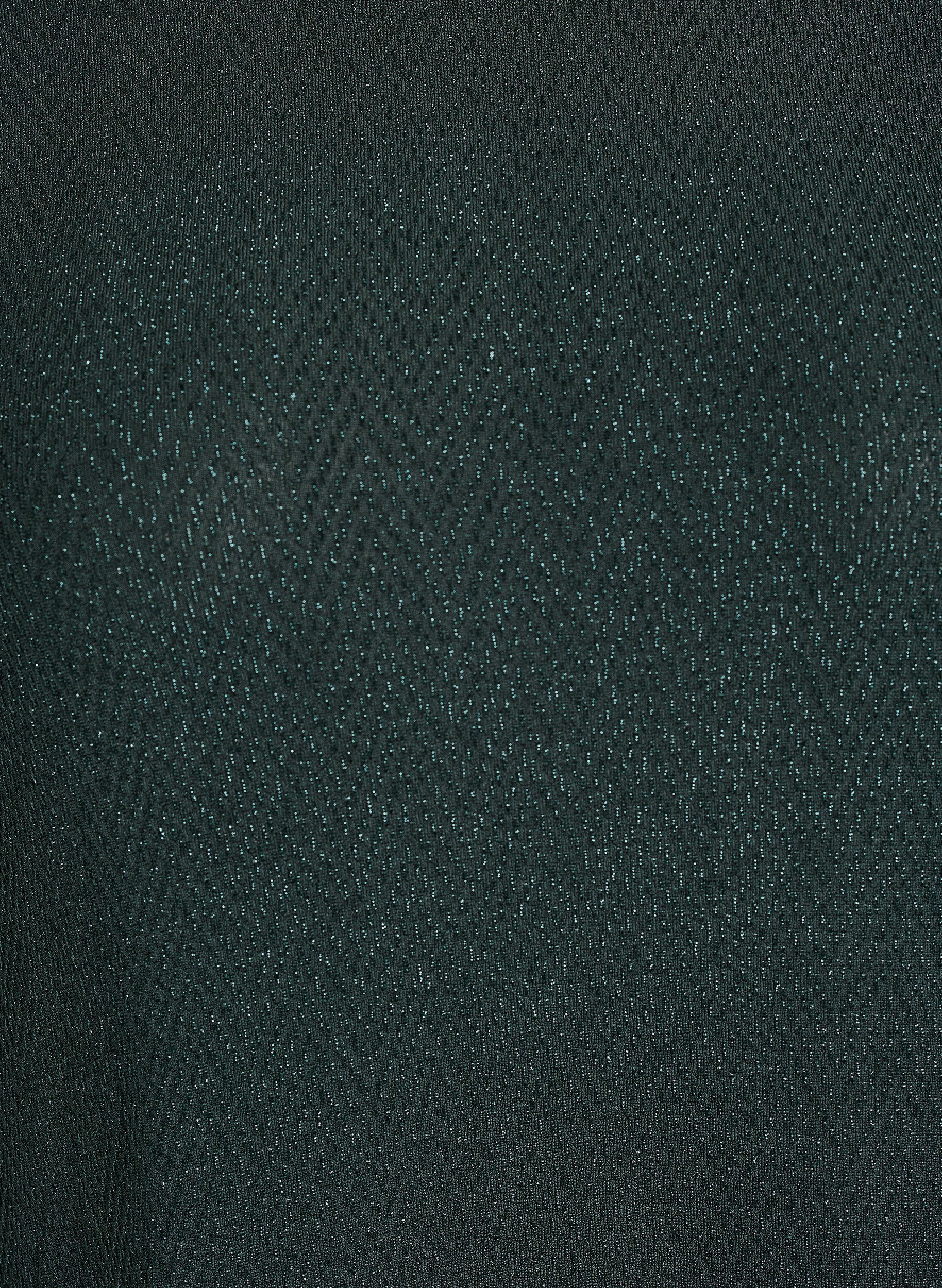 Zizzi Korte jurk met glitterpatroon, Groen, Packshot image number 2